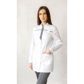 Жакет женский №149 (белый с серой отделкой) Жакет женский №149 (белый с серой отделкой)