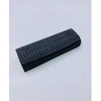 Футляр для очков (серый плетеный)