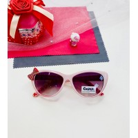 Детские солнцезащитные очки Casper К50 бело-красные с рисунком