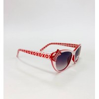 Детские солнцезащитные очки Casper К50 бело-красные с рисунком