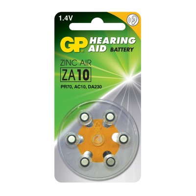 Батарейка GP Hearing AID ZA10