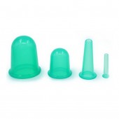 Банки вакуумные силиконовые для массажа "Польза", 4 шт